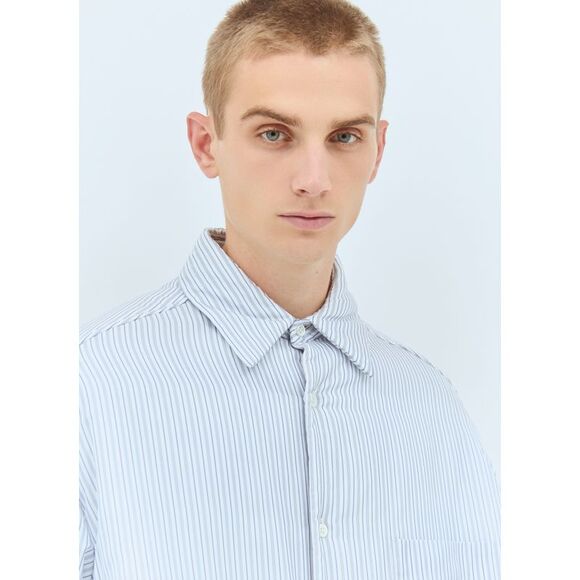 Maison Margiela Men Padded Stripe Shirt - Picture 3 of 6